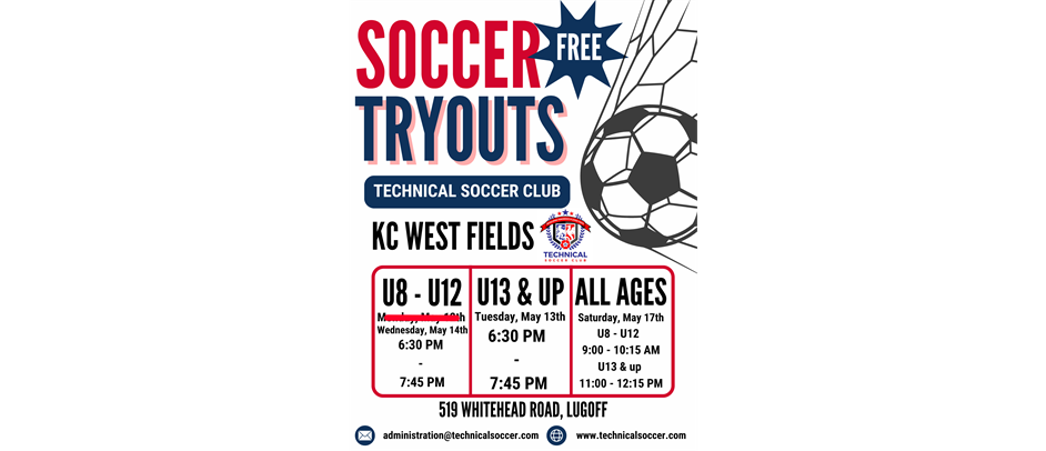 2025-2026 Tryout Dates