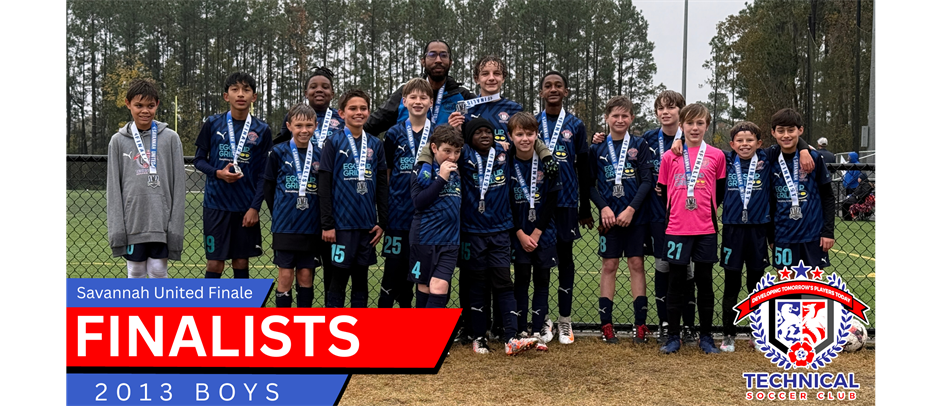 2013 Boys Team - Savannah United Finale Finalists!
